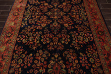 5'9" x 9'2" Hand Knotted 100% Wool Traditional Sarouk Oriental Area Rug Navy - Oriental Rug Of Houston