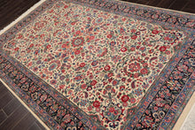 6'1" x 9'3" Hand Knotted 100% Wool Quum 16/18 Pak Persian 300 KPSI Area Rug Ivory - Oriental Rug Of Houston