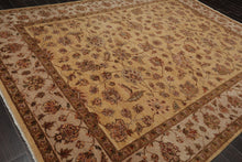 8'8" x 11'11" Hand Knotted Wool Agra Vegetable Dyes Oriental Area Rug Caramel - Oriental Rug Of Houston