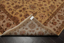 8'8" x 11'11" Hand Knotted Wool Agra Vegetable Dyes Oriental Area Rug Caramel