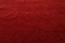 8'x9'10" Hand Knotted Tibetan Wool & Silk Designer Modern Oriental Area Rug Red