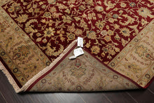 6'3" x 9'2" Hand Knotted 100% Wool Traditional Agra Oriental Area Rug Wine - Oriental Rug Of Houston