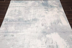 5x7 Modern & Contemporary Non-Skid Backing Oriental Area Rug Gray,Beige Zules - Oriental Rug Of Houston