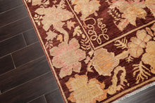 5'9" x 7' Hand Knotted 100% Wool Peshawar Transitional Oriental Area Rug Rust - Oriental Rug Of Houston