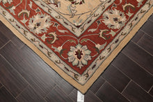 8x10 Camel, Rust Hand Tufted Hand Made 100% Wool Oriental Traditional Oriental Area Rug