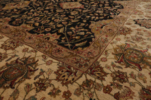 Hand Knotted Wool 300 KPSI Pak Persian Oriental Area Rug Charcoal 7'10" x 9'10"
