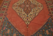 9' x 12' Hand Knotted Romanian Hamadaan 100% Wool Traditional Area Rug Tea Rose