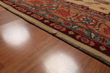 9’1" x 12’2" Hand Knotted Romanian Kashaan 100% Wool Oriental Area Rug Beige