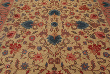 8’11" x 12’ Hand Knotted Romanian Kaashan Traditional Oriental Area Rug Beige
