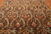 8' x 9’9" Hand Knotted 150 KPSI 100% Wool Oriental Area Rug by Brown - Oriental Rug Of Houston