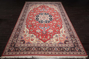 12' x 18'1" Palace Hand Knotted Wool Rare Romanian Herizz Area Rug Terracotta