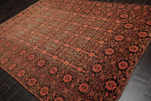 7'10" x 10'8" Hand Knotted 100% Wool Afghanistan Tribal Oriental Area Rug Rust - Oriental Rug Of Houston