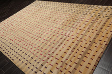 8'2" x 11'1" Hand Knotted Wool & Silk Swiss Wash Tibetan Oriental Area Rug Tan - Oriental Rug Of Houston