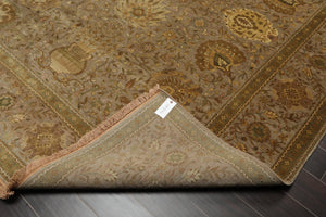 8' x 9'10" Hand Knotted 100% Wool Traditional 250 KPSI Oriental Area Rug Taupe