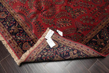 5'7" x 8' Runner Hand Knotted 100% Wool Sarouk 250 KPSI Oriental Area Rug Rose - Oriental Rug Of Houston