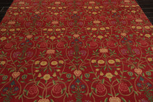 8' x 10'1" Lapchi Hand Knotted 100% Wool Floral Tibetan Oriental Area Rug Coral - Oriental Rug Of Houston