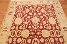 5'11" x 8’10" Hand Knotted Traditional Oushak Wool Oriental Area Rug Maroon - Oriental Rug Of Houston