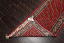 2'7" x 19' Hand Knotted 100% Wool Boteh Paisley Seraband Area Rug Red Runner - Oriental Rug Of Houston