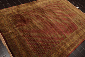 5'7" x 8'3" Hand Knotted 100% Wool Boteh Paisley Oriental Area Rug Rust - Oriental Rug Of Houston