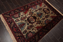 4' x 6' Hand Knotted 100% Wool Arts & Crafts Oriental Area Rug Beige - Oriental Rug Of Houston