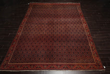 10' x13' 2'' Hand Knotted Persian 100% Wool Antique  Traditional  Oriental Area Rug Black,Orange Color