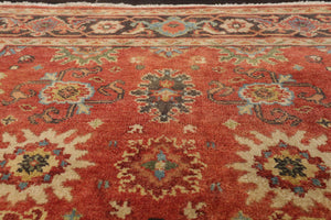 4' x 6' Hand Knotted 100% Wool Mahal Traditional Oriental Area Rug Rust - Oriental Rug Of Houston