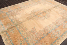 8' x 10' Hand Knotted Super Fine 250 KPSI Wool Oriental Area Rug Beige - Oriental Rug Of Houston