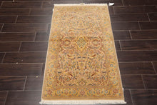 2'7" x 4'4" Hand Knotted 100% Wool Pak Persian 250 KPSI Oriental Area Rug Tan - Oriental Rug Of Houston