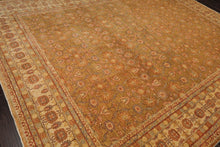 10'1''x13'1'' Beige Hand Knotted 100% Wool Chobi Peshawar Traditional Oriental Area Rug mossy