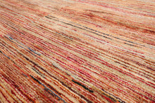 4'x6'4'' Beige, Rust Hand Knotted 100% Wool Peshawar Modern & Contemporary Oriental Area Rug