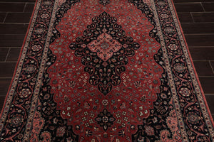 4'8'' x 7'1'' Hand Knotted Tabriz 100% Wool Traditional Oriental Area Rug Rust