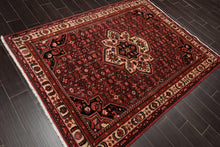 5'1" x 6'10" Hand Knotted 100% Wool Vegetable Dyes Oriental Area Rug Red - Oriental Rug Of Houston