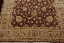 5x7 Brown, Beige Hand Knotted Persian 100% Wool Chobi Peshawar Traditional Oriental Area Rug