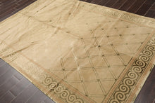 6' x 9' Hand Knotted Wool & Silk Tibetan Oriental Area Rug 6x9 Traditional Gold - Oriental Rug Of Houston