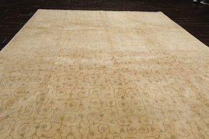 8x10 Beige Hand Knotted Tibetan 100% Wool Michaelian & Kohlberg Modern & Contemporary Oriental Area Rug
