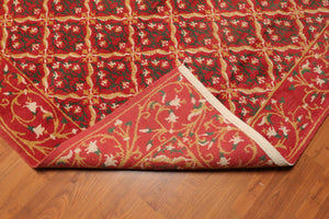 6' x 9' Hand Knotted Classic European Wool Tibetan Oriental Area Rug Rose - Oriental Rug Of Houston