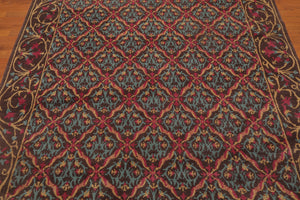 6' x 8'4" Hand Knotted Classic European Wool Tibetan Oriental Area Rug Brown - Oriental Rug Of Houston