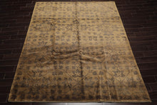 8x10 Olive Hand Knotted 100% Wool Kalaty Traditional Oriental Area Rug