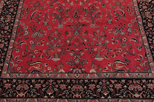 6' x 8'11'' Hand Knotted Wool PakPersian 16/18 Isphahan 300 KPSI Area Rug Pink
