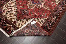 5' x 6'6" Hand Knotted 100% Wool Traditional Herizz Oriental Area Rug Rust - Oriental Rug Of Houston