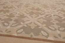 8'1" x 9'9" Schumacher Hand Knotted Wool French Aubusson Savonnerie Area Rug Beige - Oriental Rug Of Houston
