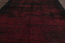 6x9 Hand Knotted Tibetan 100% Wool Tibetan Traditional Oriental Area Rug Black, Red Color