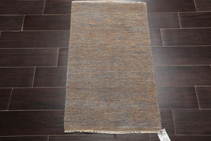 2' x 3' Hand Knotted 100% Wool Transitional Tibetan Oriental Area Rug Blue - Oriental Rug Of Houston