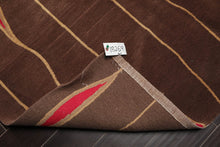 5x7 Brown, Light Gold Hand Knotted Tibetan 100% Wool Tibetan Modern & Contemporary Oriental Area Rug