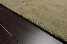 9x12 Moss Hand Knotted Tibetan 100% Wool Modern & Contemporary Oriental Area Rug