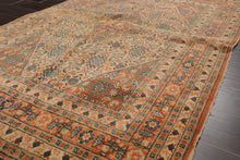 4x6 Beige, Orange Hand Knotted Tribal 100% Wool Heriz Traditional 250 KPSI Oriental Area Rug