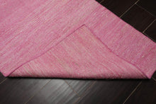 2' x 3' Hand Woven 100% Silk Modern Flatweave Kilim Oriental Area Rug Pink - Oriental Rug Of Houston