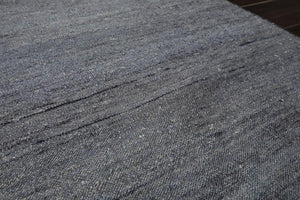 2' x 3' Hand Woven 100% Silk Modern Flatweave Kilim Oriental Area Rug Gray