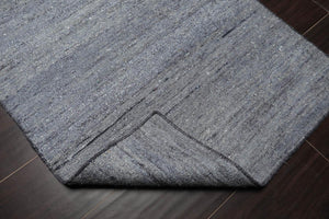 2' x 3' Hand Woven 100% Silk Modern Flatweave Kilim Oriental Area Rug Gray - Oriental Rug Of Houston
