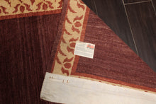 3'2''x13'9'' Runner Rust, Beige Hand Knotted Tibetan 100% Wool Michaelian & Kohlberg Modern & Contemporary Oriental Area Rug